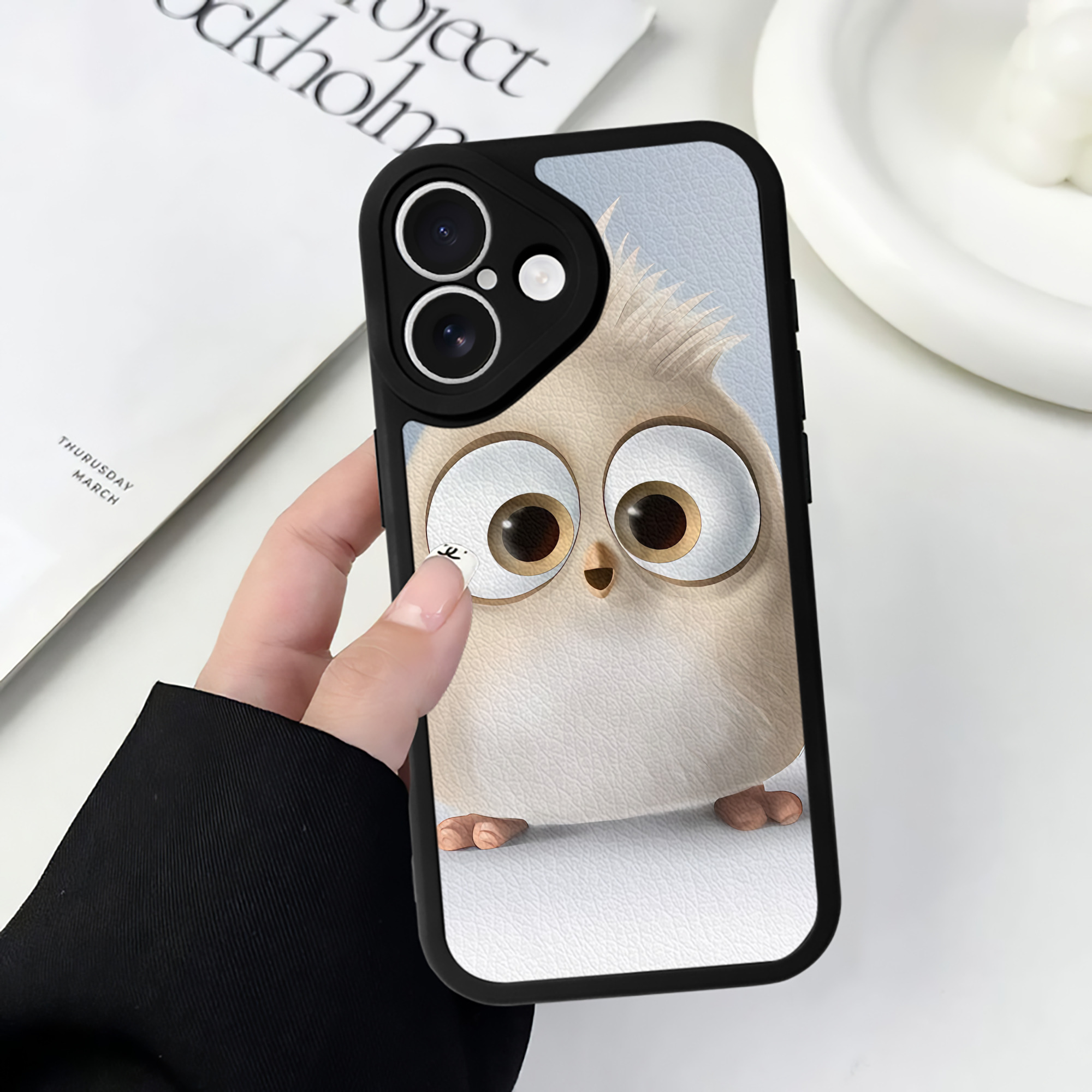 （画像用） Angry Birds アングリーバード 【iPhone 16シリーズ対応】シリコンスマホケース（レザー調） 材質：シリコン